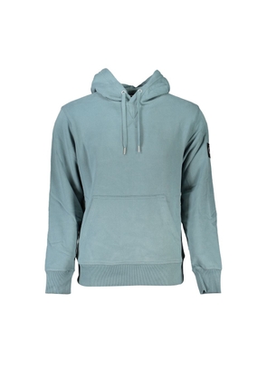 Chic Green Hooded Cotton Sweatshirt - XXL