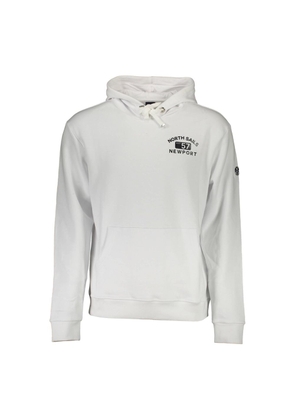 White Cotton Men Sweater - XXL