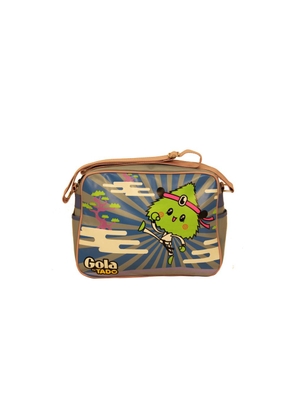 Light Blue Synthetic Women Handbag