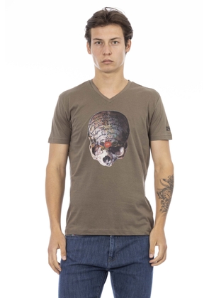 Trussardi Action Brown Cotton T-Shirt - S