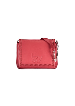 Red Polyethylene Women Handbag
