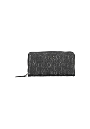 Black Polyethylene Women Wallet