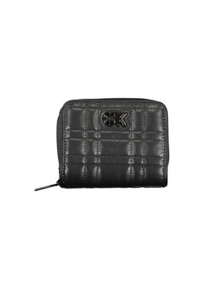 Black Polyester Women Wallet