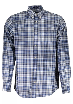 Gant Blue Cotton Shirt - S