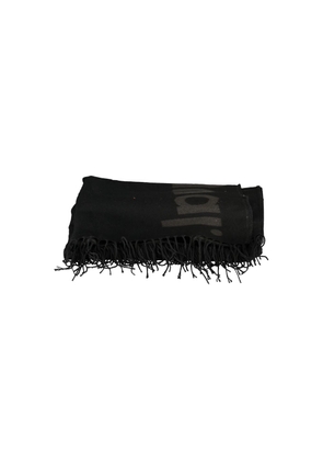 Chic Contrast Detail Poncho in Timeless Black - One Size