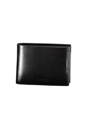 Black Leather Men Wallet