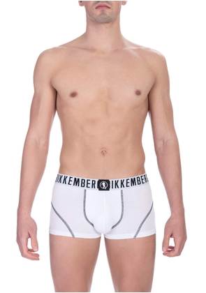 Bikkembergs White Cotton Underwear - L