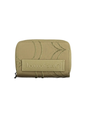 Green Polyester Women Wallet