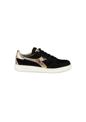 Black Leather Women Sneaker - EU36/US6