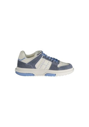 Light Blue Leather Women Sneaker - EU36/US6