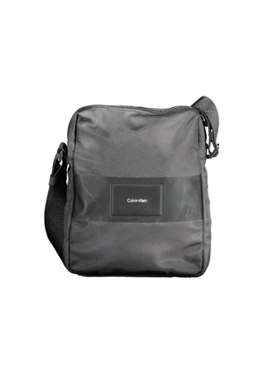 Black Polyester Men Shoulder Bag
