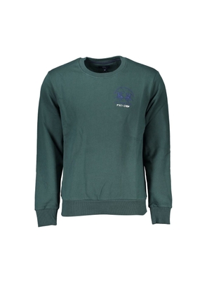 Emerald Crew Neck Cotton Sweater - Regular Fit - XL