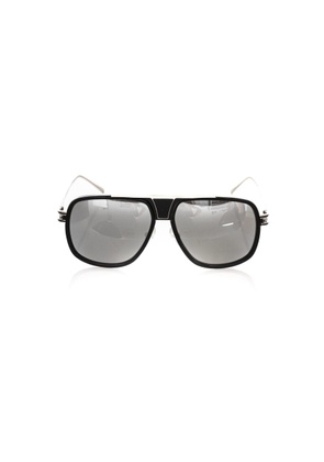 Frankie Morello Black Metallic Fibre Sunglasses
