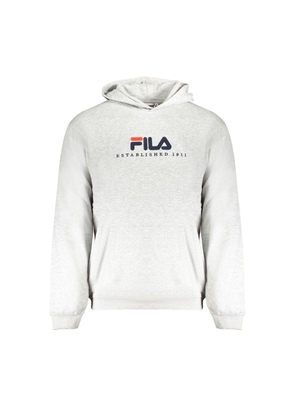 Gray Cotton Men Sweater - S