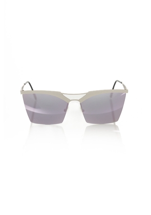 Frankie Morello Silver Metallic Fibre Sunglasses