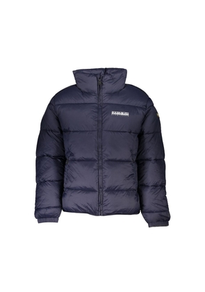 Eco-Conscious Blue Jacket with Sleek Design - XL