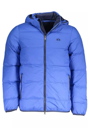 Elite Blue Jacket with Detachable Hood - XXL