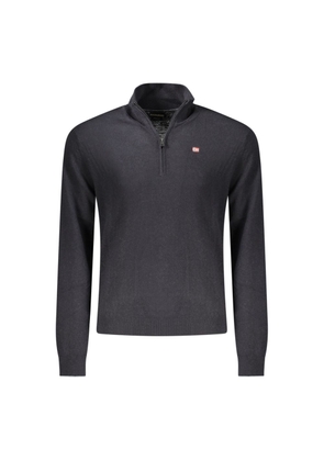 Napapijri Black Wool Men Sweater - S
