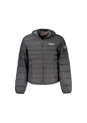 Napapijri Black Polyamide Men Jacket - S