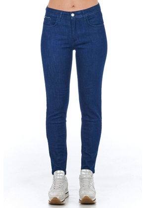 Frankie Morello Blue Cotton Jeans & Pant - W30