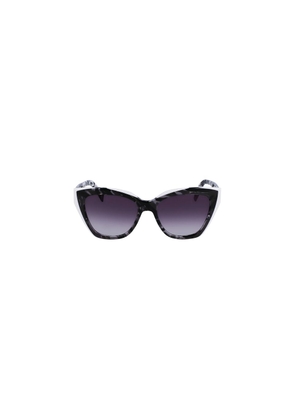 White Acetate Women Sunglasses