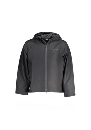 Black Polyester Jacket - S