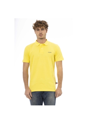 Baldinini Trend Yellow Cotton Polo Shirt - S