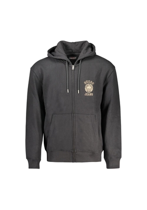 Black Cotton Men Sweater - S