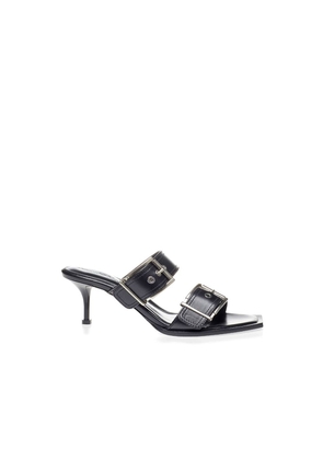 Alexander Mcqueen Elegant Leather Stiletto Sandals - EU36/US6
