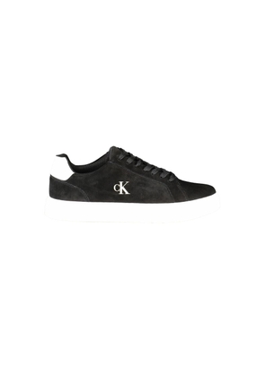 Calvin Klein Black Leather Men Sneaker - EU40/US7