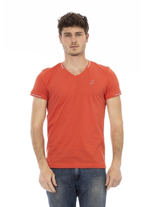 Trussardi Action Orange Cotton T-Shirt - L