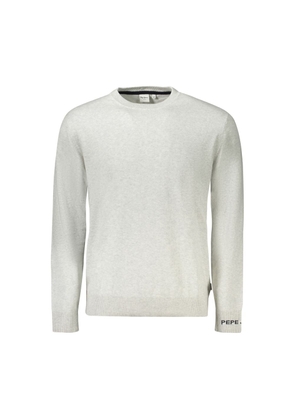 Pepe Jeans Gray Cotton Sweater - S