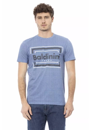 Baldinini trend Light Blue Cotton T-Shirt - XS