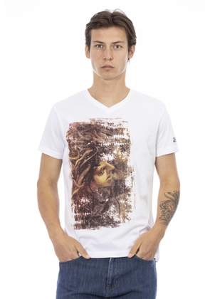 Trussardi Action White Cotton T-Shirt - L