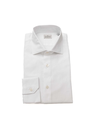 Bagutta White Cotton Shirt - XXL