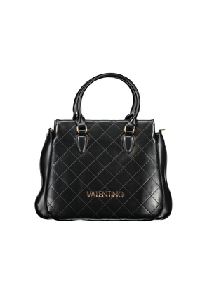 Black Polyethylene Women Handbag