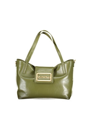 Green Polyethylene Women Handbag