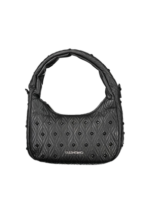 Black Polyethylene Women Handbag