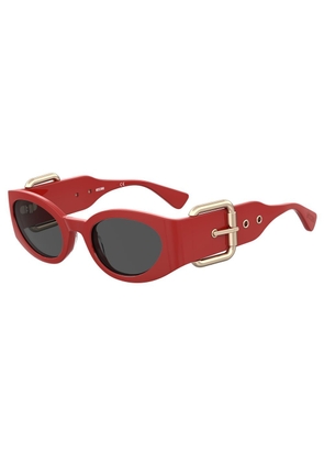 Moschino Red Resin Sunglasses