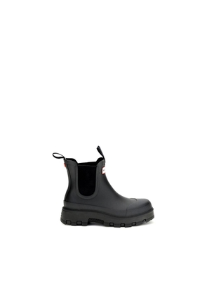 Hunter Black Rubber Chelsea Boots - EU36/US6