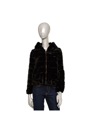 Black Polyester Women Jacket - M