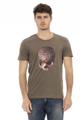 Trussardi Action Brown Cotton T-Shirt - M