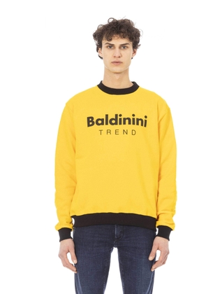 Baldinini Trend Yellow Cotton Sweater - S