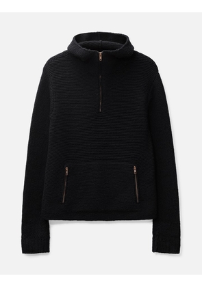 Knitted Ninja Quarter Zip Hoodie