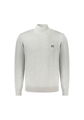 Brown Polyester Men Sweater - XXL