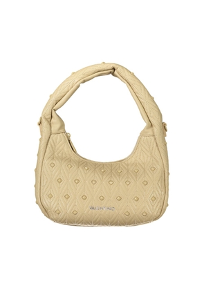 Beige Polyethylene Women Handbag