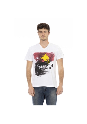 Trussardi Action White Cotton T-Shirt - S