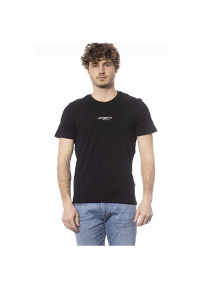 Ungaro Sport Black Cotton T-Shirt - M