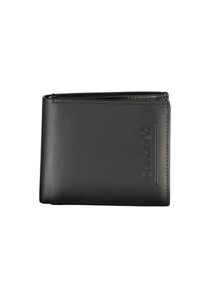 Black Leather RFID Wallet with Coin Purse
