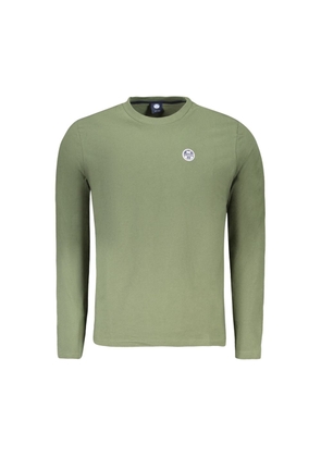 North Sails Green Cotton T-Shirt - S
